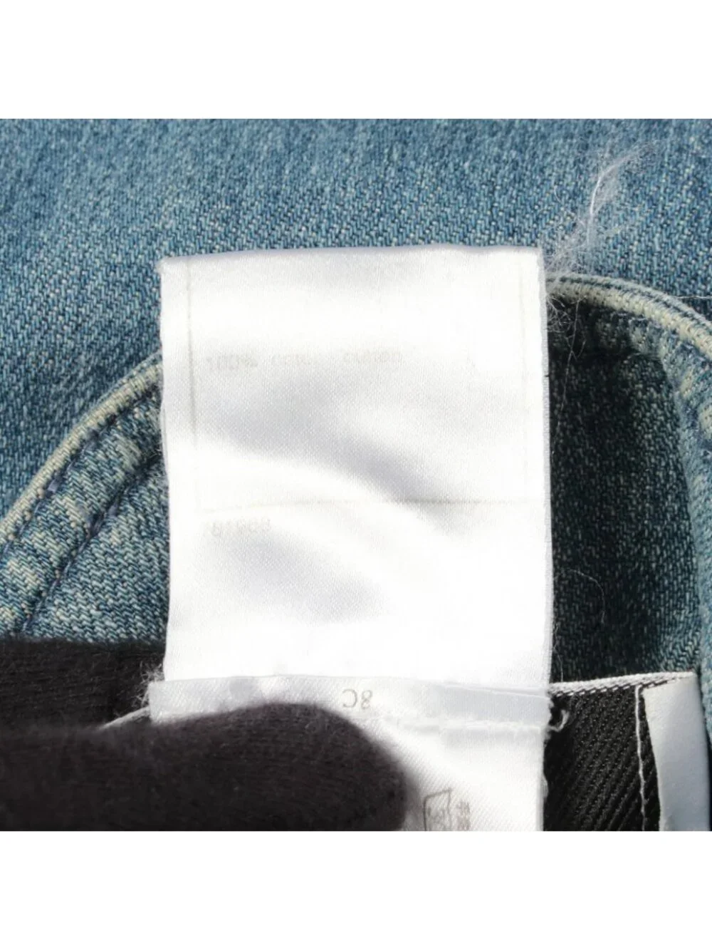 Chanel Denim Coat CC Logo Button - Picture 5 of 14